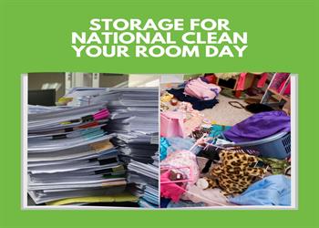 STORAGE FOR NATIONAL CLEAN YOUR ROOM DAY