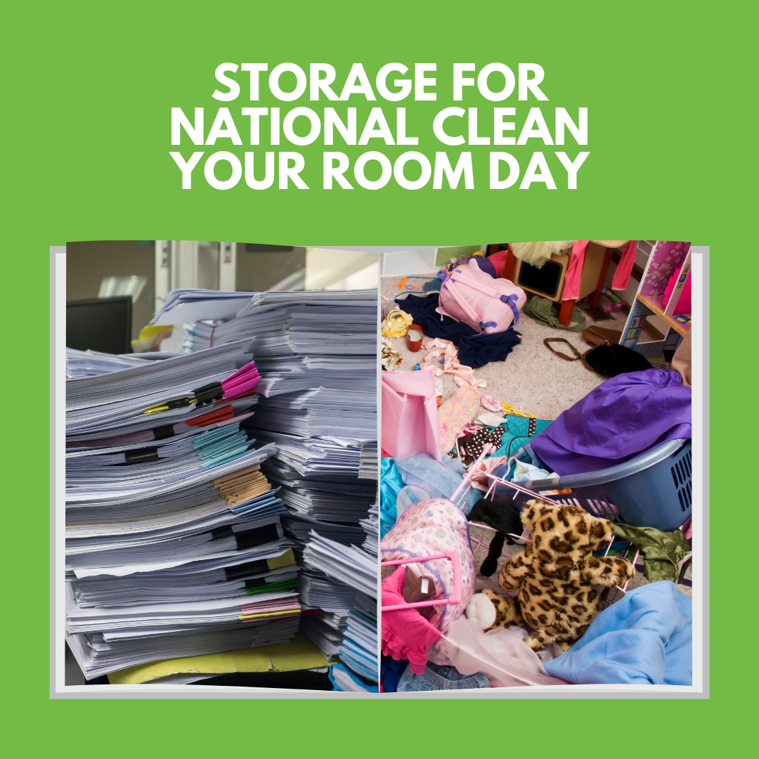 STORAGE FOR NATIONAL CLEAN YOUR ROOM DAY